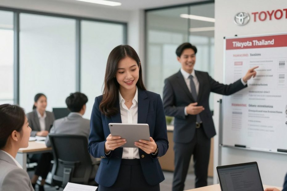 สมัครงาน Toyota Thailand: เช็กตำแหน่งเปิดรับและขั้นตอนสมัครงาน